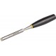 Стамеска STAYER 1820-12 "STANDARD" "ЕВРО" плоская с пластмассовой ручкой, 12мм 